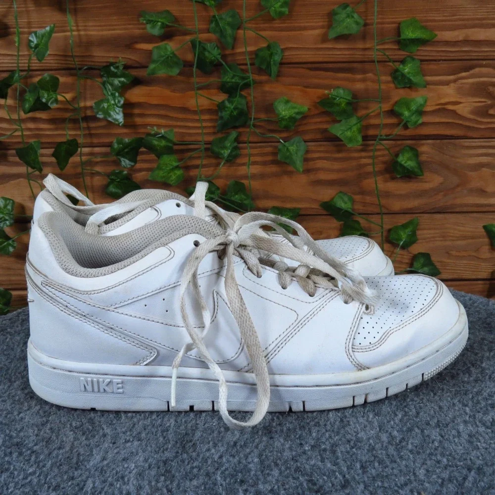 Nike Air Prestige IV Low Men Sneakers Size 8 White Leather Classic Casual Shoes